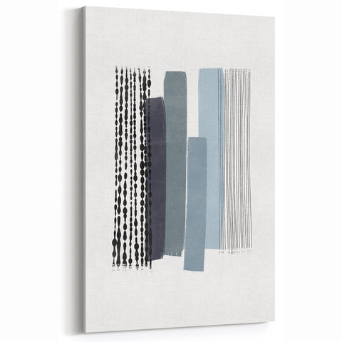 Mid Century Modern Art - Abstract Geometric Wall Decor - Minimalist Design