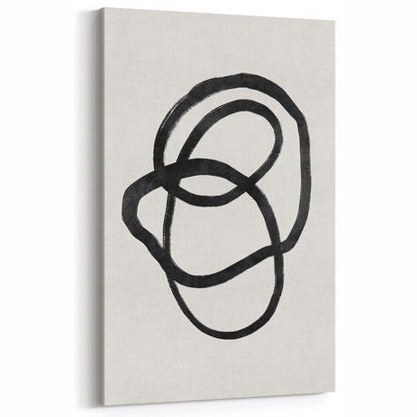 Mid Century Modern Art | Abstract Minimalist Geometric Wall Decor