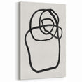 Mid Century Modern Art | Abstract Minimalist Line Art Wall Decor