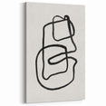 Mid Century Modern Art | Retro Abstract Minimalist Line Art Decor