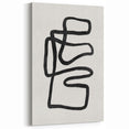 Mid Century Modern Art | Abstract Geometric Minimalist Line Art Decor