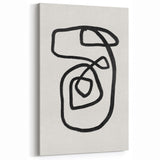 Mid Century Modern Art | Retro Minimalist Geometric Line Art Decor
