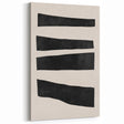 Mid Century Modern Art | Minimalist Geometric Stripe Wall Decor