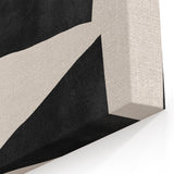 Mid Century Modern Art | Geometric Minimalist Stripe & Circle Wall Decor