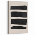 Mid Century Modern Art | Minimalist Geometric Stripe Wall Decor