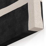 Mid Century Modern Art | Minimalist Geometric Stripe Wall Decor