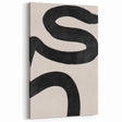 Mid Century Modern Art | Bold Abstract Minimalist Line Wall Decor