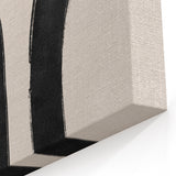 Mid Century Modern Art | Abstract Minimalist Black Line Wall Decor