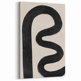 Mid Century Modern Art | Bold Abstract Minimalist Line Wall Decor