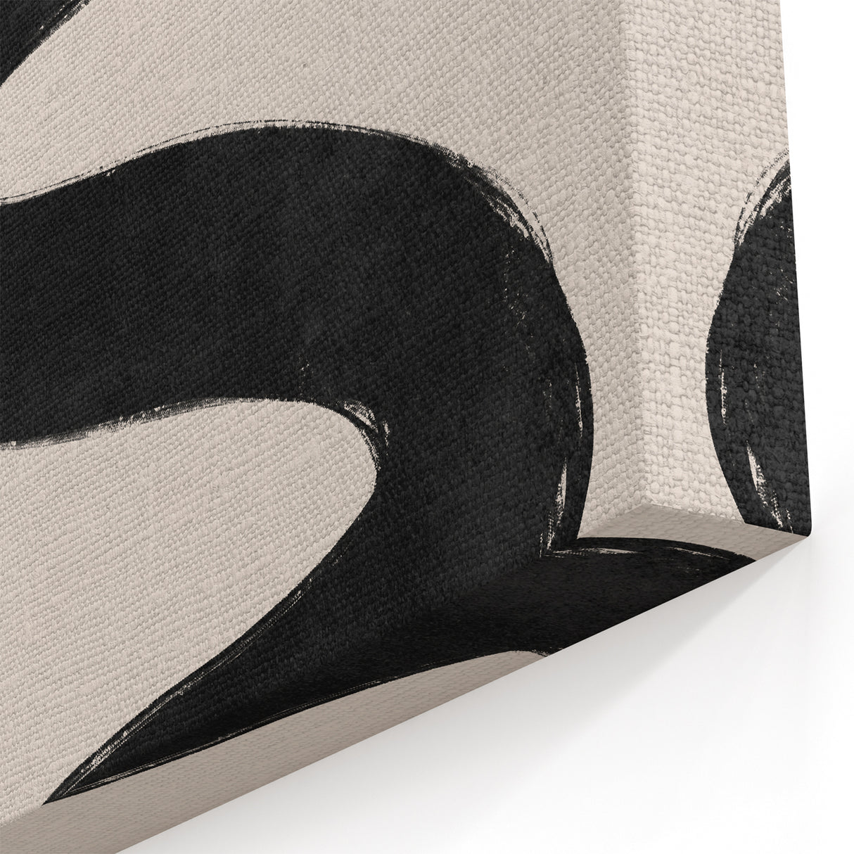 Mid Century Modern Art | Bold Abstract Minimalist Line Wall Decor