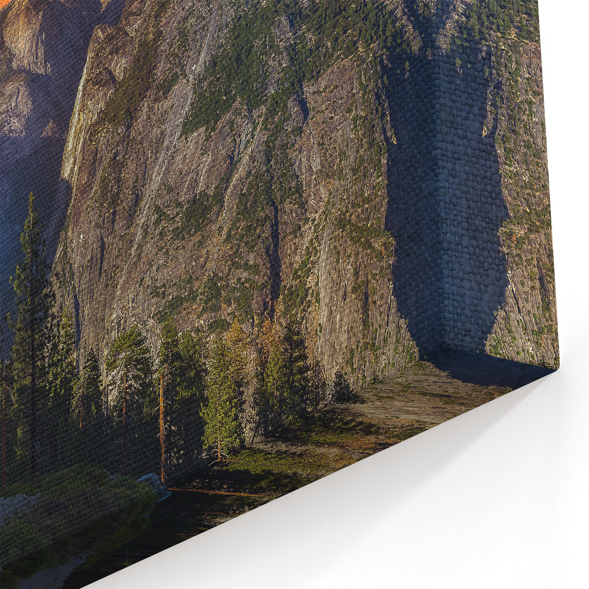 Yosemite Landscape Art – Half Dome and Sunset Overlook Canvas Print