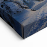 Montana Wall Art - Winter Sunset Montana Canvas Prints Scenic Art