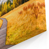 Yosemite National Park Wall Art – Bridalveil Falls Autumn Scenic Print