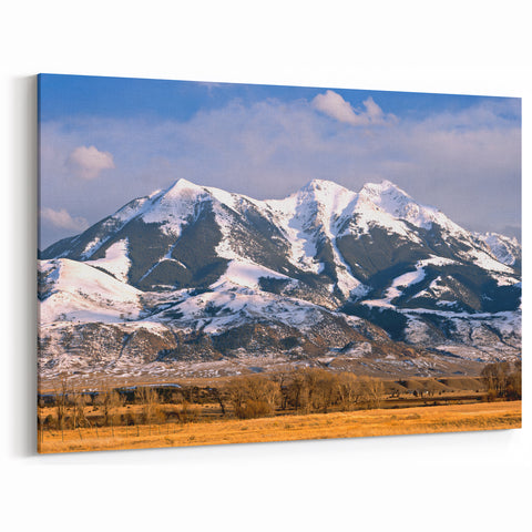 Montana Photography Art- Majestic Montana Mountain Canvas Prints Scenic Art