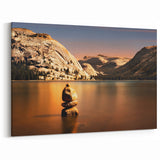 Yosemite National Park Wall Art – Tranquil Lake and Mountain Print