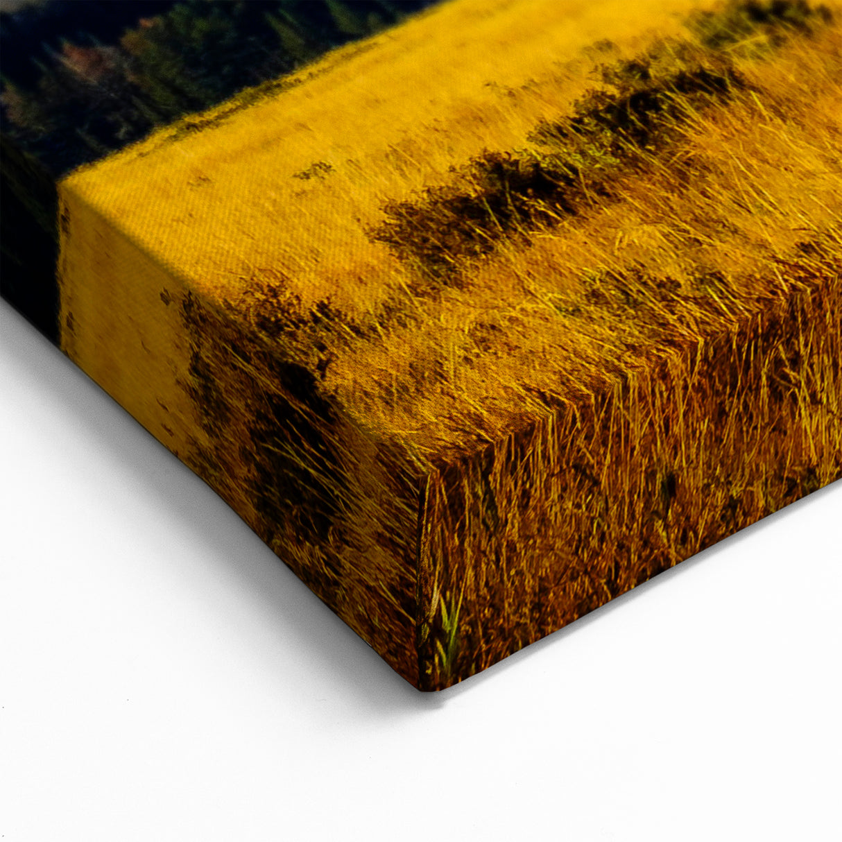 Montana Scenic Art - Vibrant Mountain Landscape Montana Acrylic Art