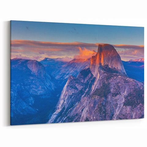 Half Dome Art Print – Yosemite National Park Sunset Scenic Wall Art