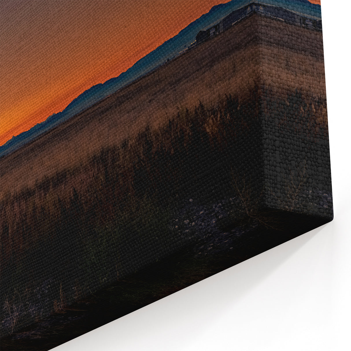 Montana Acrylic Art - Sunset Horizon Landscape Custom Photography Art