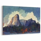 El Capitan Art Print – Yosemite National Park Abstract Landscape Art