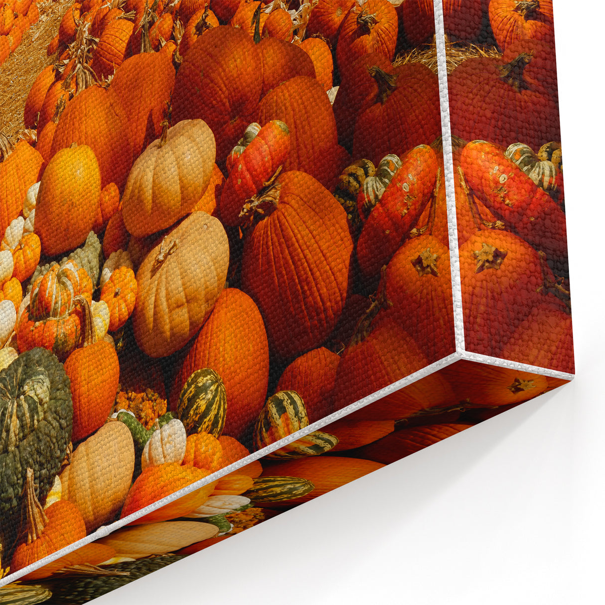 Rustic Pumpkin Patch Wall Art - Farmhouse Fall Decor for Cozy Homes