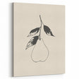 Minimalist Wall Art - Modern Pear Design for Stylish Contemporary Decor