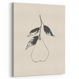 Minimalist Wall Art - Modern Pear Design for Stylish Contemporary Decor