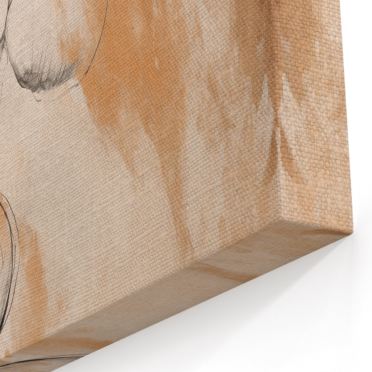 Minimalist Wall Art - Elegant Botanical Apple Branch for Modern Decor