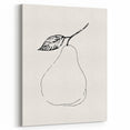 Minimalist Wall Art - Elegant Pear Line Drawing for Modern Home Decor