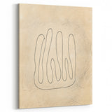 Minimalist Wall Art – Modern Abstract Clean Line Artwork for Elegant Decor