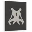 Minimalist Silhouette Art – Abstract Modern Figure Wall Decor in Black