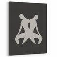 Minimalist Silhouette Art – Abstract Modern Figure Wall Decor in Black