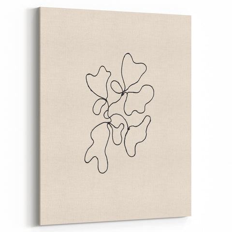 Minimalist Abstract Line Art – Modern Organic Shapes for Wall Decor
