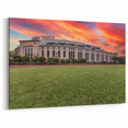 Yankee Stadium Print – NYC Baseball Art with Sunset Glow