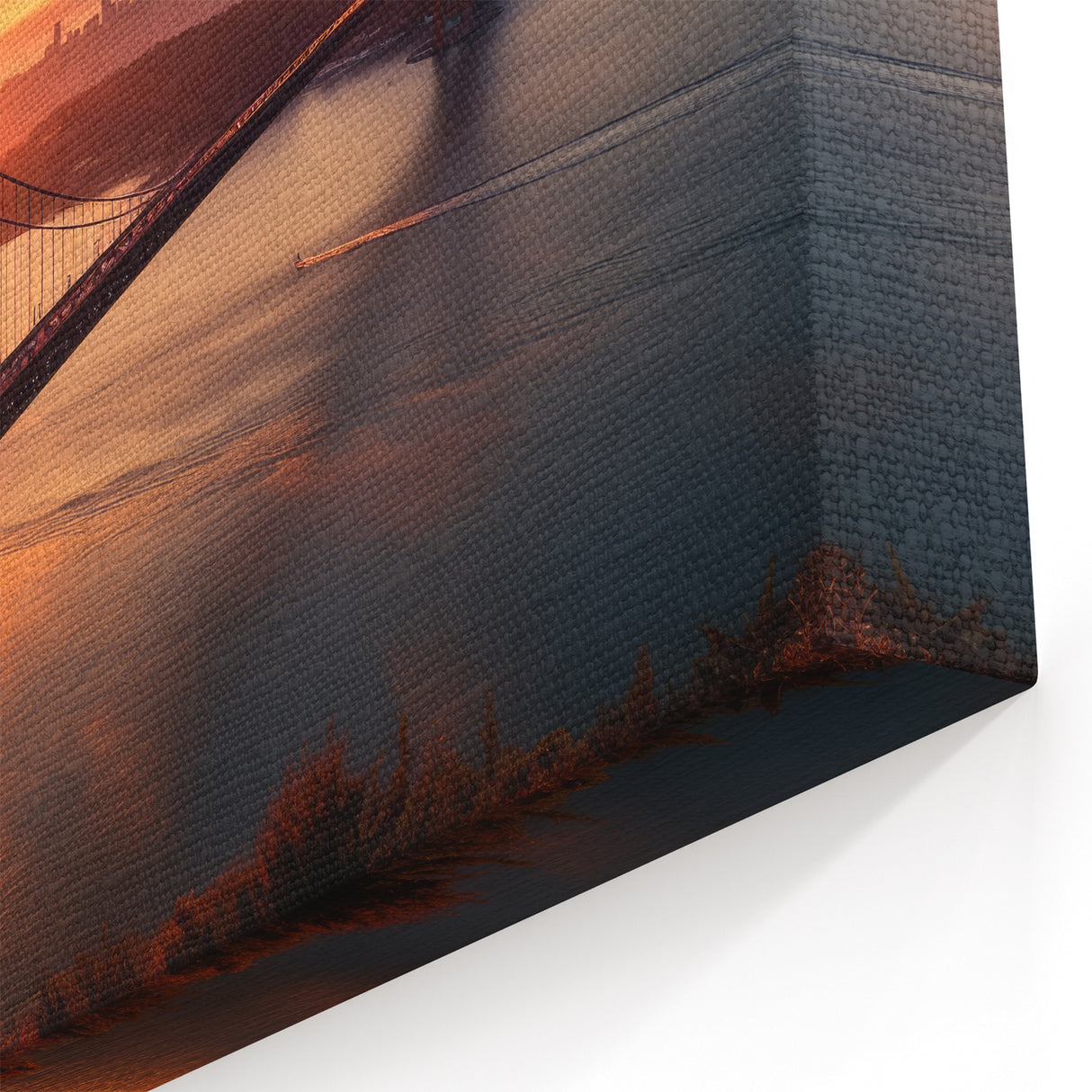 Golden Gate Bridge Sunset Art - San Francisco Photography for Wall Decor