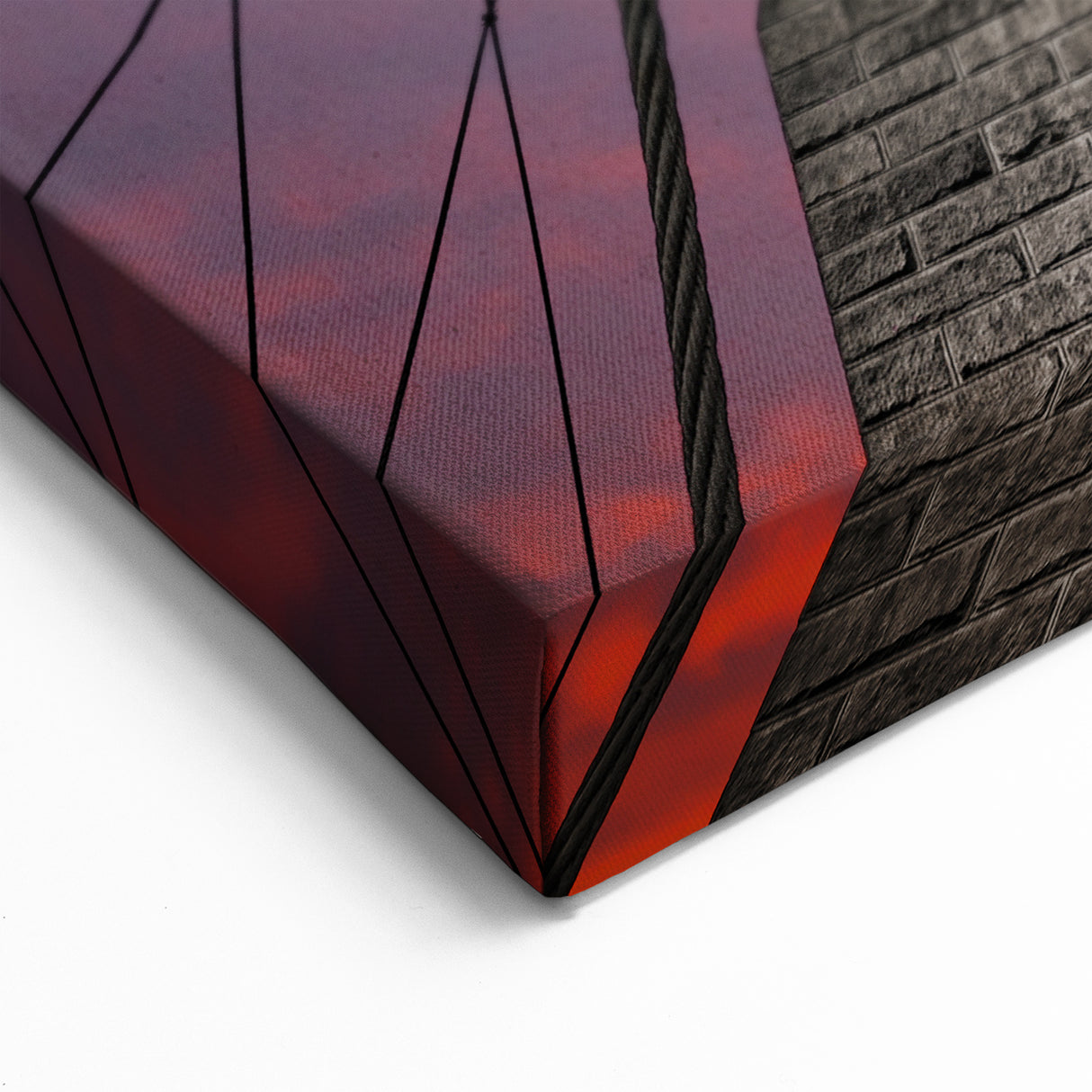 Brooklyn Bridge Art Print - Sunset Photography of NYC Landmark for Decor