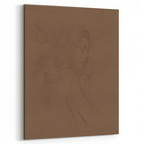 Modern Minimalist Wall Art – Elegant Female Sketch for Simple Decor