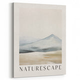 Minimalist Naturescape Wall Art – Clean Line Landscape for Modern Decor