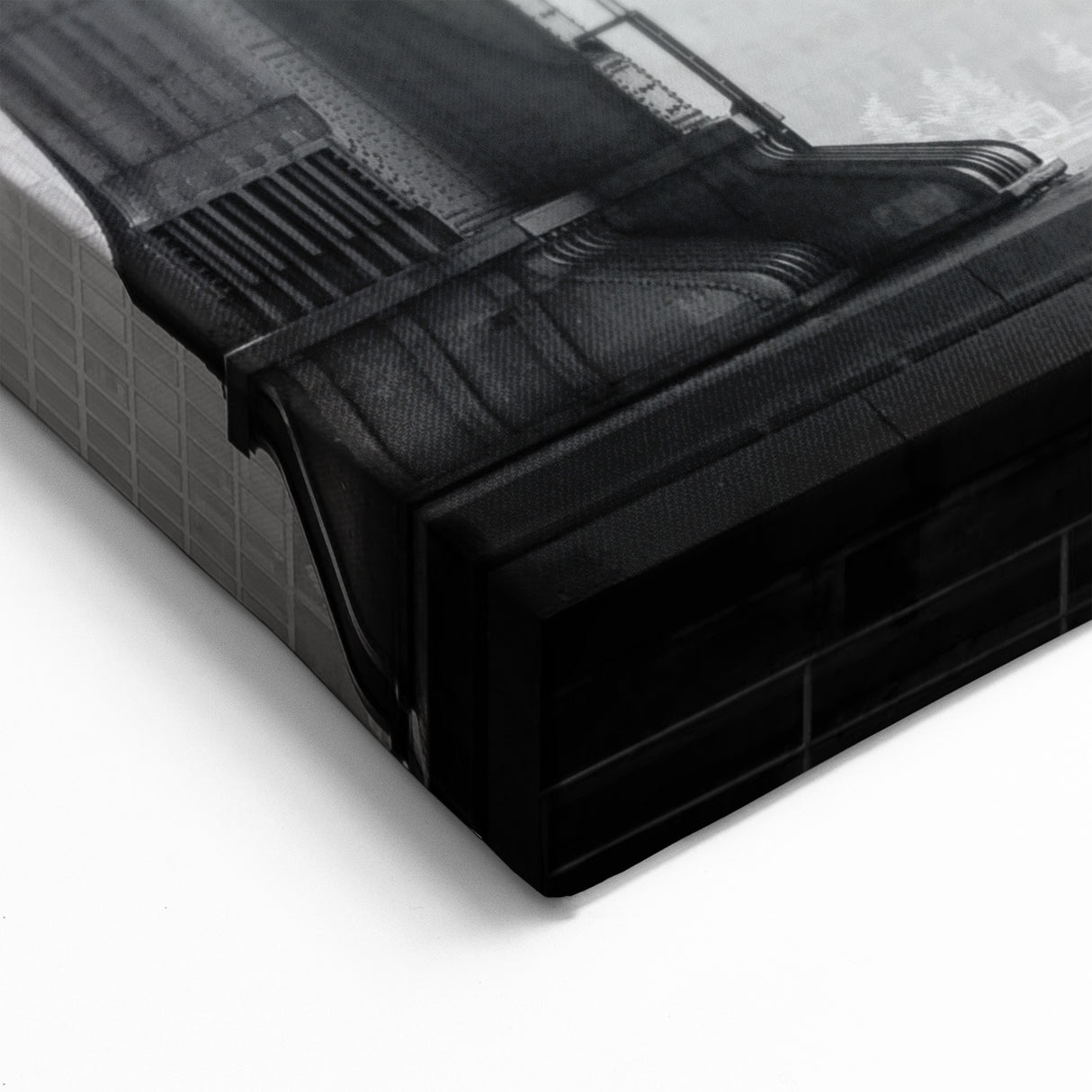 Manhattan Bridge Black and White Art - NYC Industrial Architecture Print