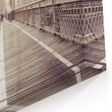 Brooklyn Bridge Rainy Day Art - NYC Skyline Photography for Wall Decor