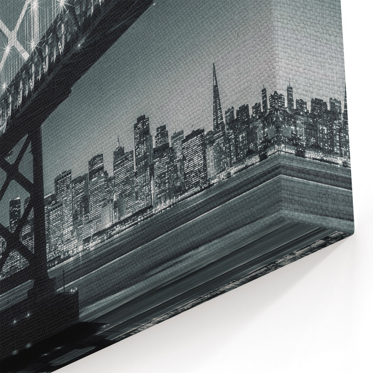 Framed San Francisco Photography – Bay Bridge Wall Art California Scene