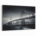 San Francisco Bay Area Art – Black and White Bridge Wall Art California