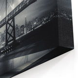 San Francisco Bay Area Art – Black and White Bridge Wall Art California