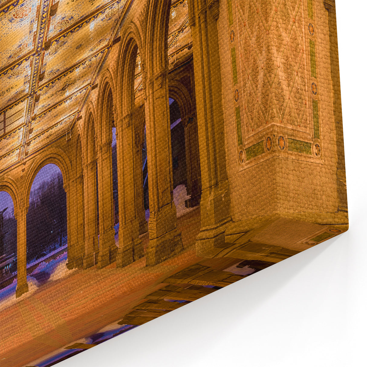 Central Park Wall Art - NYC Scenic Photography Bethesda Terrace Canvas Print