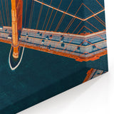 Golden Gate Bridge Canvas – Aerial Wall Art San Francisco California