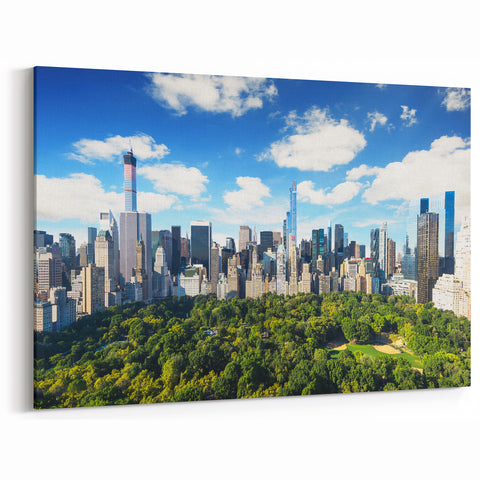 Central Park Wall Art - NYC Skyline Photography Scenic New York Canvas Print