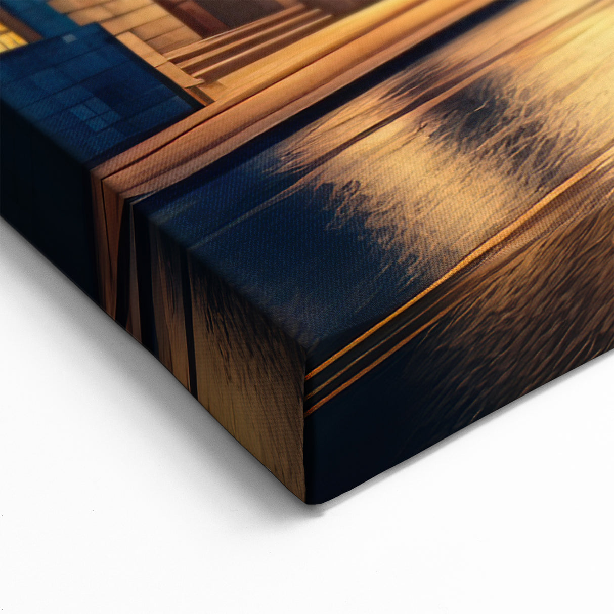 Iconic San Francisco Landmarks – Cable Car Wall Art California Night Scene