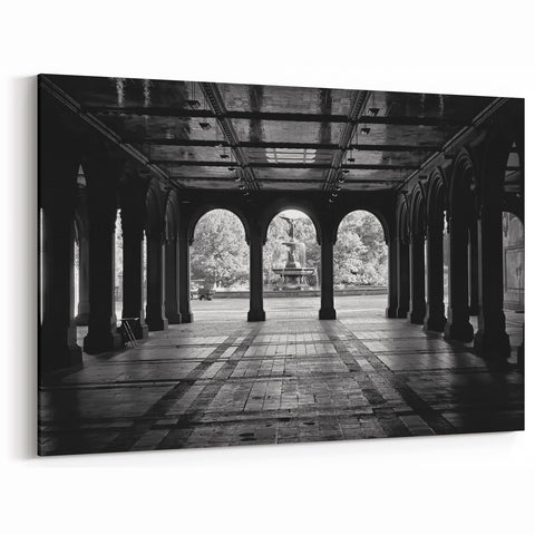 Central Park Framed Art - Black and White NYC Photography Print for Sale