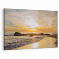 Santa Barbara Sunset - Golden Beach and Ocean Coastal Wall Art