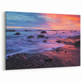 California Coast Decor - Sunset Waves Santa Barbara Beach Art