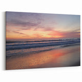 California Beach Sunset - Santa Barbara Ocean Waves Coastal Art